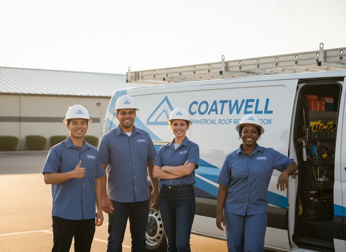 Commercial roof coating company in Aldrich, MO